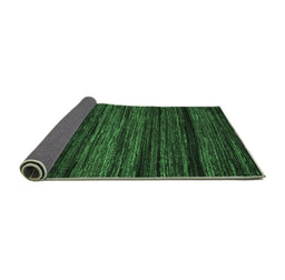 Sideview of Abstract Emerald Green Modern Rug, abs5446emgrn