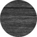 Round Machine Washable Abstract Gray Modern Rug, wshabs5446gry