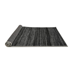 Sideview of Abstract Gray Modern Rug, abs5446gry