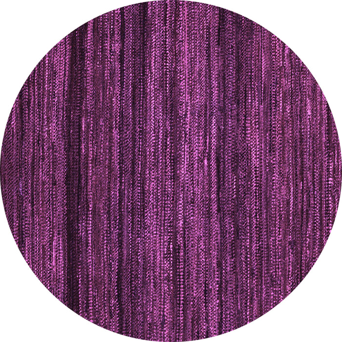Round Abstract Purple Modern Rug, abs5446pur