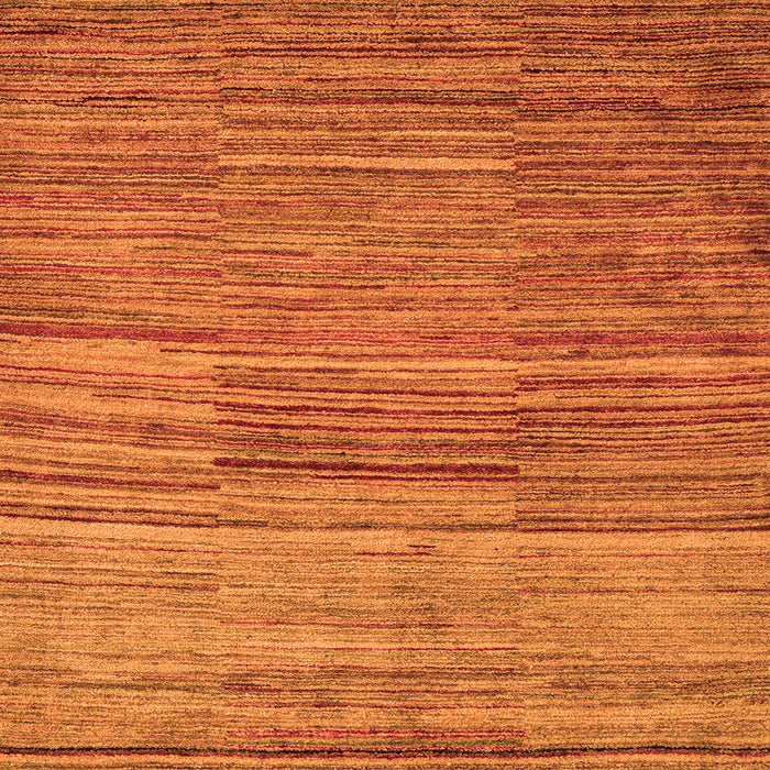 Square Abstract Orange Modern Rug, abs5447org