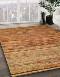 Abstract Orange Modern Rug, abs5447