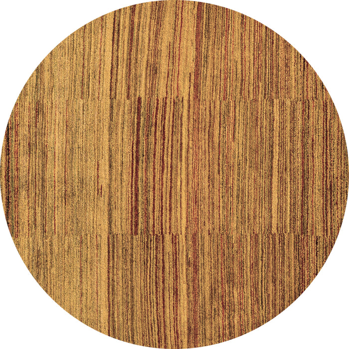 Round Machine Washable Abstract Brown Modern Rug, wshabs5447brn