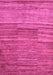 Machine Washable Abstract Pink Modern Rug, wshabs5447pnk