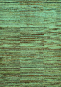 Abstract Turquoise Modern Rug, abs5447turq