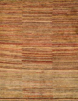 Machine Washable Abstract Orange Rug, wshabs5447