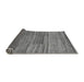 Sideview of Abstract Gray Modern Rug, abs5447gry