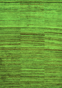 Abstract Green Modern Rug, abs5447grn