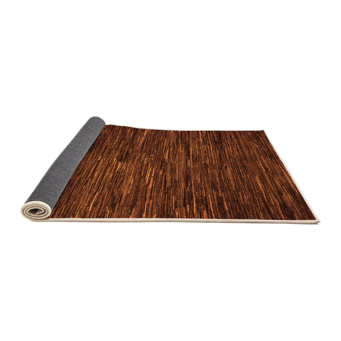 Sideview of Abstract Orange Modern Rug, abs5448org