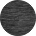 Round Machine Washable Abstract Gray Modern Rug, wshabs5448gry