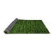 Sideview of Abstract Green Modern Rug, abs5448grn