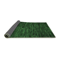 Sideview of Abstract Emerald Green Modern Rug, abs5448emgrn
