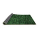 Sideview of Abstract Emerald Green Modern Rug, abs5448emgrn