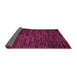 Sideview of Abstract Pink Modern Rug, abs5448pnk