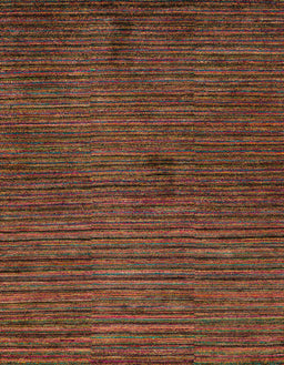 Abstract Saffron Red Modern Rug, abs5449