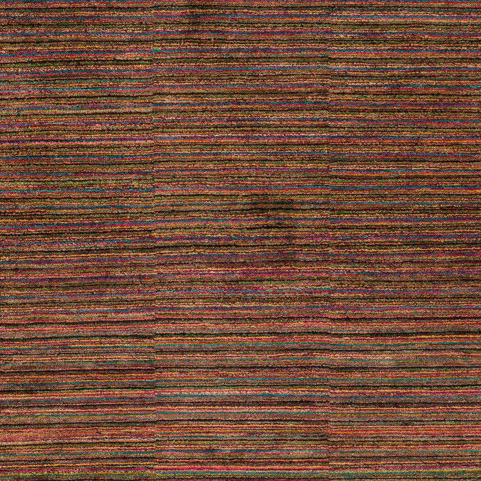 Abstract Saffron Red Modern Rug, abs5449