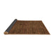 Sideview of Abstract Brown Modern Rug, abs5449brn