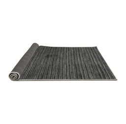 Sideview of Abstract Gray Modern Rug, abs5449gry