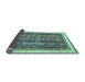 Sideview of Abstract Light Blue Modern Rug, abs544lblu