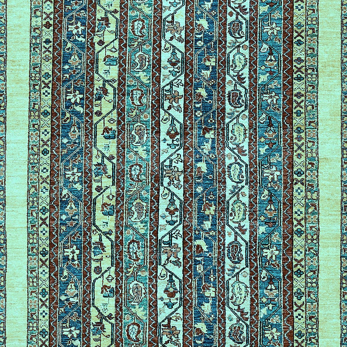 Machine Washable Abstract Light Blue Modern Rug, wshabs544lblu
