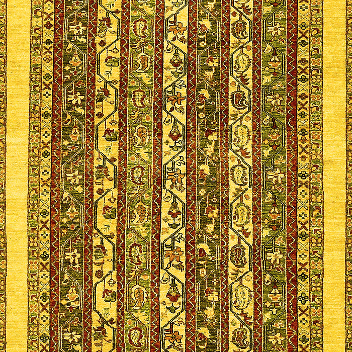 Abstract Yellow Modern Rug, abs544yw