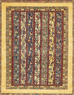 Abstract Red Brown Modern Rug, abs544