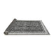 Sideview of Abstract Gray Modern Rug, abs544gry