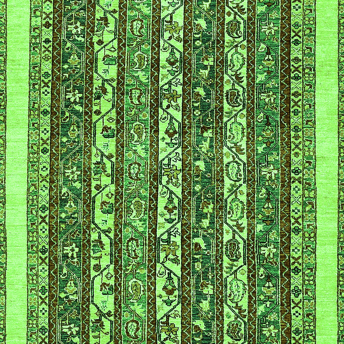 Abstract Green Modern Rug, abs544grn
