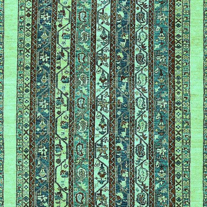 Machine Washable Abstract Turquoise Modern Area Rugs, wshabs544turq