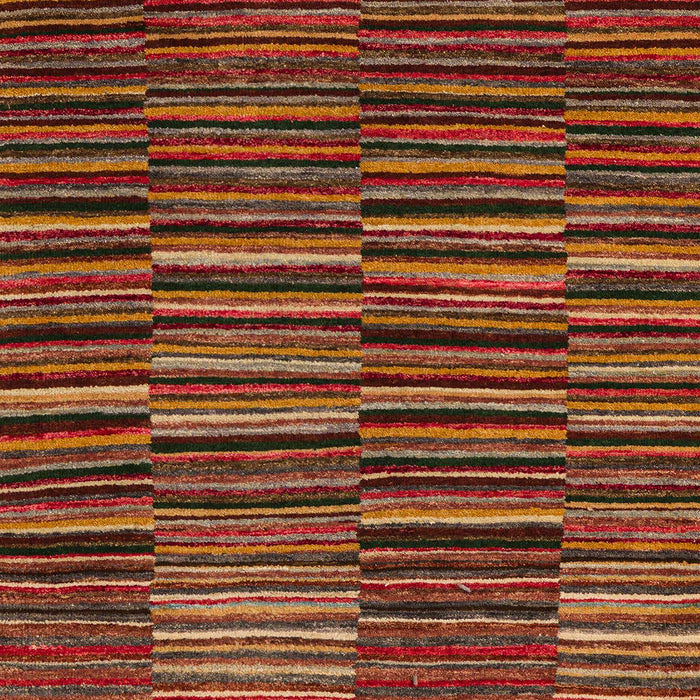 Abstract Saffron Red Modern Rug, abs5450