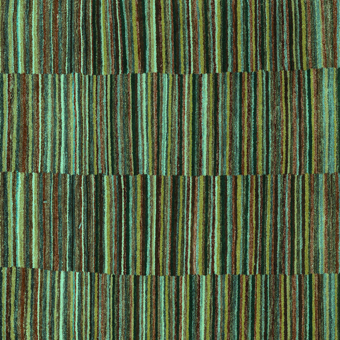 Square Abstract Turquoise Modern Rug, abs5450turq