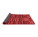 Abstract Red Modern Area Rugs