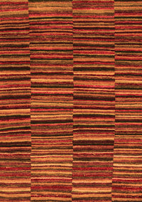 Abstract Orange Modern Rug, abs5450org