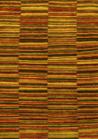 Abstract Yellow Modern Rug, abs5450yw