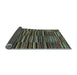 Sideview of Abstract Light Blue Modern Rug, abs5450lblu