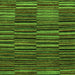 Square Abstract Green Modern Rug, abs5450grn