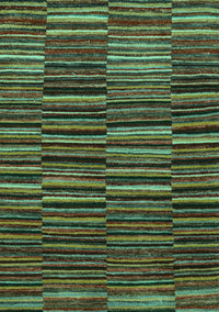 Abstract Turquoise Modern Rug, abs5450turq