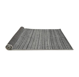 Sideview of Abstract Gray Modern Rug, abs5451gry
