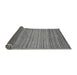 Sideview of Abstract Gray Modern Rug, abs5451gry