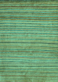 Abstract Turquoise Modern Rug, abs5451turq