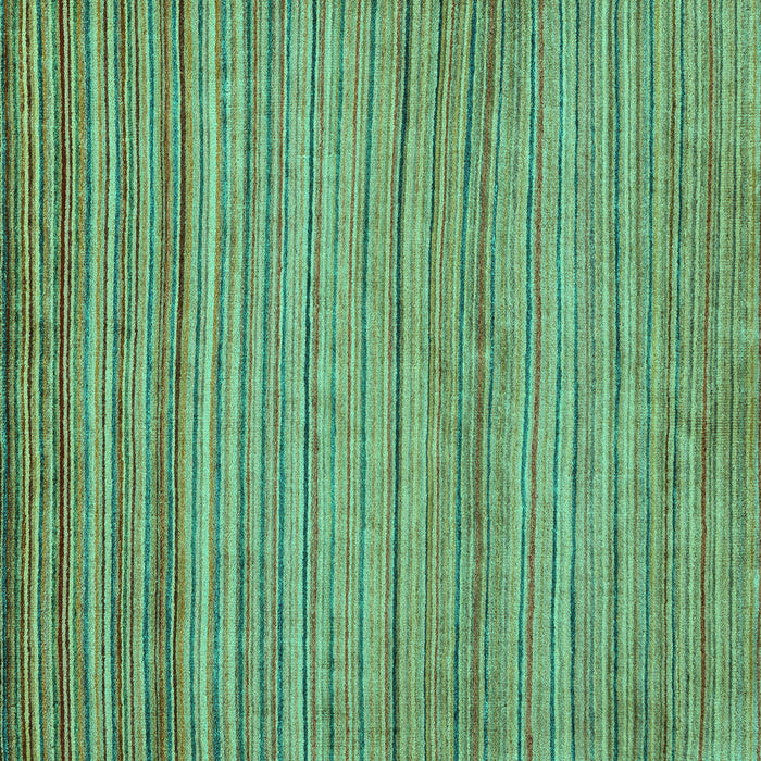 Square Abstract Turquoise Modern Rug, abs5451turq