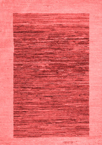 Abstract Red Modern Rug, abs5452red