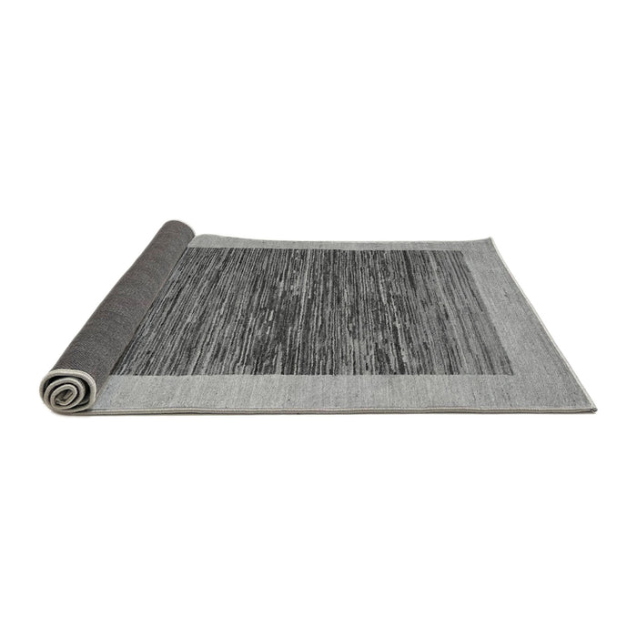Sideview of Abstract Gray Modern Rug, abs5452gry