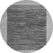 Round Machine Washable Abstract Gray Modern Rug, wshabs5452gry