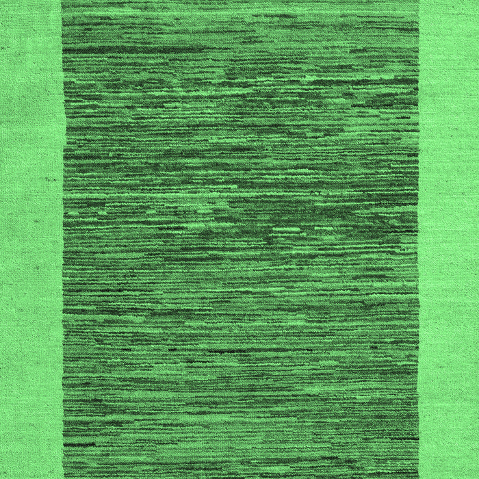 Machine Washable Abstract Emerald Green Modern Area Rugs, wshabs5452emgrn