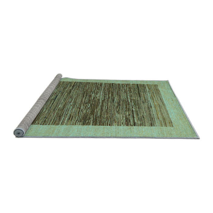 Sideview of Machine Washable Abstract Light Blue Modern Rug, wshabs5452lblu