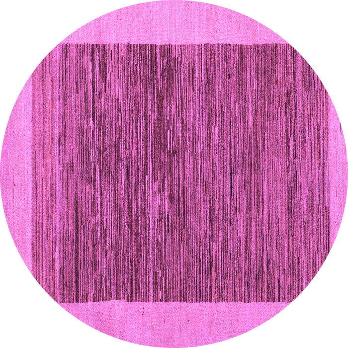 Round Abstract Purple Modern Rug, abs5452pur