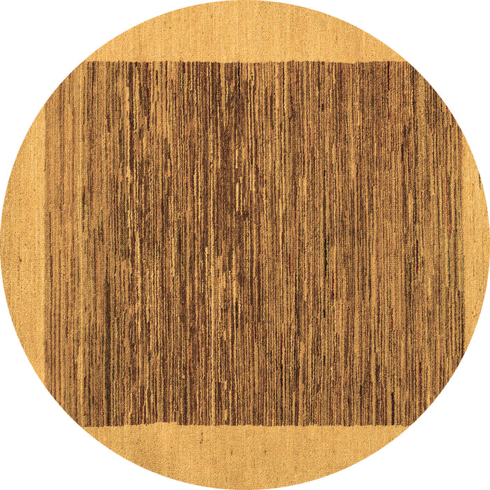 Round Abstract Brown Modern Rug, abs5452brn