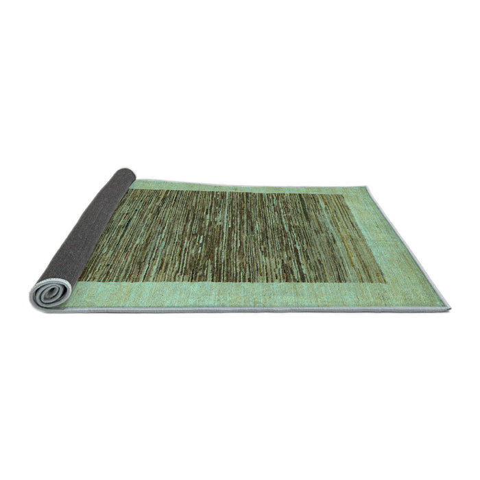 Sideview of Abstract Light Blue Modern Rug, abs5452lblu
