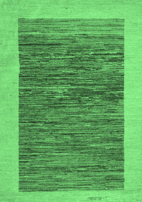 Abstract Emerald Green Modern Rug, abs5452emgrn